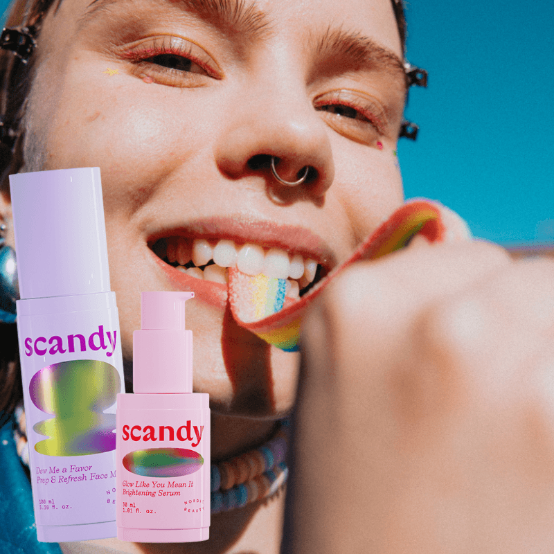 Scandy Shakes Up Your Routine: Skincare That Smells Like Candy and Feels Like Rebellion