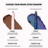 MOIRA Stellar Glaze Stick Shadow 001 Risky Business